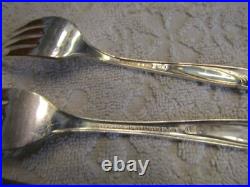 Vintage ROGERS REINFORCED Plate EXQUISITE 72pc Silverplate FLATWARE 12 Placesets Vintage ROGERS REINFORCED Plate EXQUISITE 72pc Silverplate FLATWARE 12 Placesets