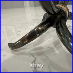 Vintage Rare FLARE Mid Centery Modern Candle Sticks Silver Plate Rogers bros 255