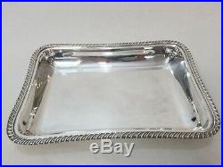 Vintage Rare F. B Rogers 524 Heavy Silverplate Rectangular Covered Serving Dish