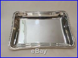 Vintage Rare F. B Rogers 524 Heavy Silverplate Rectangular Covered Serving Dish
