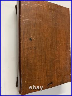 Vintage Roger's 1847 Silverware Silver Plate 58 Pc In Box  Box 1 Legs Missing