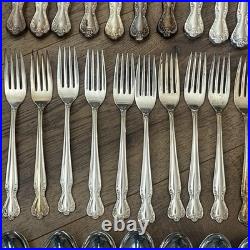 Vintage Roger's & Bro. Daybreak Elegant Lady 116 piece Silverware Set
