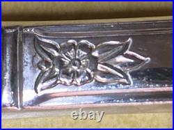 Vintage Rogers & Bro Silverplate Flatware Set 52 Pc w Wood Chest Papers USA