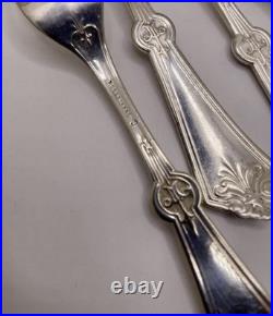Vintage Rogers Bros 1847 Art Nouveau Perisan Set Of 15 Dinner Forks Silver Plate