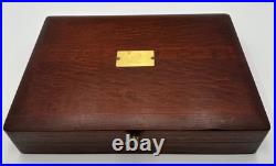 Vintage Rogers Bros. 1847 Stainless IS Silver plate 85 pc. Her Majesty Pattern