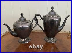Vintage Rogers & Bros Silverplate Coffee #2301 & Tea #2302 Servers
