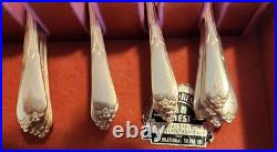 Vintage Rogers Reinforced Silverplate Flatware Inspiration Corn & Chest 75+ Pcs