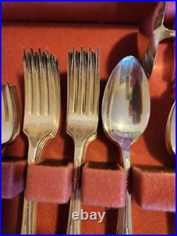 Vintage Rogers Reinforced Silverplate Flatware Inspiration Corn & Chest 75+ Pcs