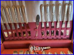 Vintage Rogers Reinforced Silverplate Flatware Inspiration Corn & Chest 75+ Pcs