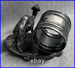 Vintage Rogers Smith & Co. Meriden Camel Silver Plate Napkin Holder #269