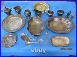 Vintage Rogers &Son, Rogers & Bro. Plate Silver plus miscellaneous