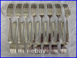 Vintage Rogers XII La Touraine Silverplate Flateware Service with Storage Box