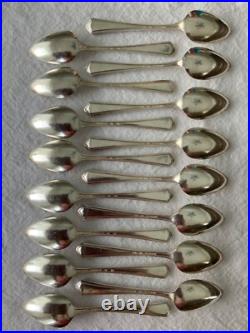 Vintage Rogers XII La Touraine Silverplate Flateware Service with Storage Box