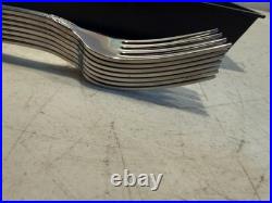 Vintage Set 50 Pc 1881 Rogers Oneida Arbor Rose Stainless Flatware Silverware
