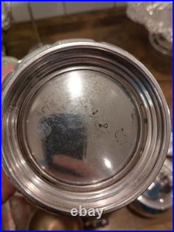 Vintage Silver Plate Oneida, Rogers, Sheffield Teapot lot 16 Service Dishes, Butter