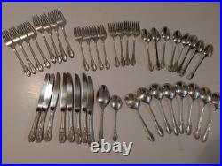 Vintage Silverplate 1881 Rogers Oneida Ltd Silverware 42 Piece