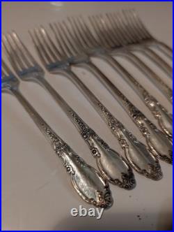 Vintage Silverplate 1881 Rogers Oneida Ltd Silverware 42 Piece
