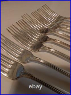 Vintage Silverplate 1881 Rogers Oneida Ltd Silverware 42 Piece