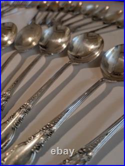 Vintage Silverplate 1881 Rogers Oneida Ltd Silverware 42 Piece