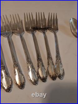 Vintage Silverplate 1881 Rogers Oneida Ltd Silverware 42 Piece
