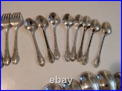 Vintage Silverplate 1881 Rogers Oneida Ltd Silverware 42 Piece