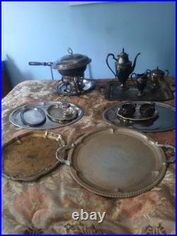 Vintage Silverplate Mixed Brands, mixed lot Rogers and more