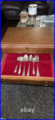 Vintage Silverware Set 82 Pieces, 1847 Roger's Bros Adoration + Mixed Pieces Vintage Silverware Set 82 Pieces, 1847 Roger's Bros Adoration + Mixed Pieces