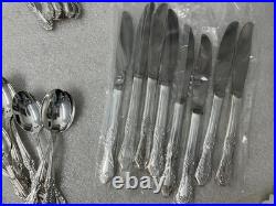 Vintage Silverware WM ROGERS MFG. CO EXTRA PLATE ORIGINAL ROGERS 48 Pc Set For 8