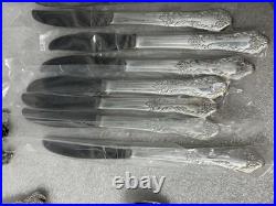 Vintage Silverware WM ROGERS MFG. CO EXTRA PLATE ORIGINAL ROGERS 48 Pc Set For 8