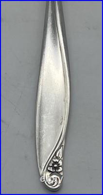 Vintage WM A Rogers Oneida Flowertime Silverplate Flatware 60pc Serves 12 Case