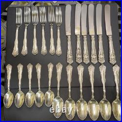 Vintage WM Rodgers, Silver Plated Set Of Six Patent 1904. Missing 1 Small Spoon
