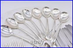 Vintage WM Rogers Extra Plate, 32 Piece Silverplate Service for 8 Flatware Set