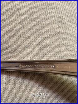 Vintage WM Rogers International Silver Co Flatware 50 Piece withcase silver plated