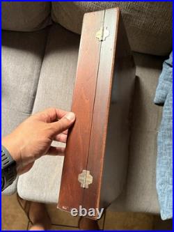 Vintage WM Rogers International Silver Co Flatware 50 Piece withcase silver plated