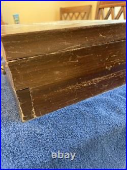 Vintage WM Rogers Mfgco. Extra Plate 59 Piece Set Original Rogers Withwooden Box