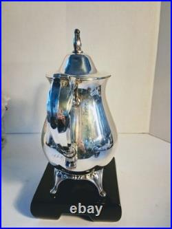 Vintage WM Rogers Silver Plated POLISHED Tea Service Set 6-piece Set EUC/Mint