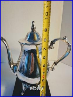 Vintage WM Rogers Silver Plated POLISHED Tea Service Set 6-piece Set EUC/Mint