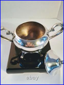 Vintage WM Rogers Silver Plated POLISHED Tea Service Set 6-piece Set EUC/Mint