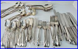 Vintage WM Rogers Silverplate Inheritance Service for 12 Plus Extras 93 Pieces