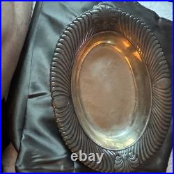 Vintage WM Rogers Wellington 11 1/4 MARKED WITH A STAR SEE PIC Serving Bowl