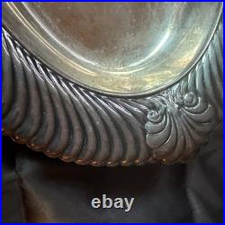 Vintage WM Rogers Wellington 11 1/4 MARKED WITH A STAR SEE PIC Serving Bowl