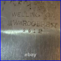 Vintage WM Rogers Wellington 11 1/4 MARKED WITH A STAR SEE PIC Serving Bowl