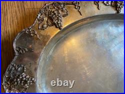 Vintage W M A Rogers Silver Plated Plater 18 Inch Oval Serving Plate Rare