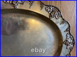 Vintage W M A Rogers Silver Plated Plater 18 Inch Oval Serving Plate Rare