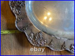 Vintage W M A Rogers Silver Plated Plater 18 Inch Oval Serving Plate Rare