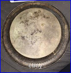 Vintage William Rogers #170 Silver Plate Tray 12 1/4