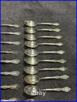 Vintage Wm Rogers Grand Elegance Silver Plate Piece Flatware 83 Pc Lot