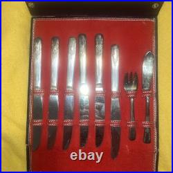 Vintage Wm. Rogers Mfg. Co. AA Jubilee Silverplate Flatware Set 55 Pieces