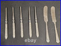 Vintage Wm. Rogers Mfg. Co. Extra Plate Silverplate Flatware Set in Red Case
