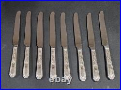 Vintage Wm. Rogers Mfg. Co. Extra Plate Silverplate Flatware Set in Red Case